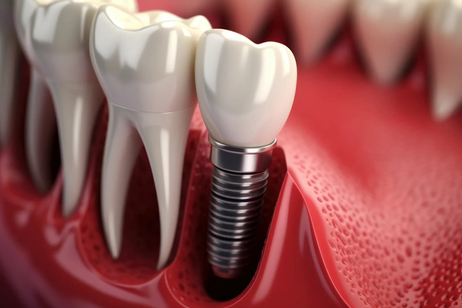 Bone grafting procedure at London Square Dental Calgary