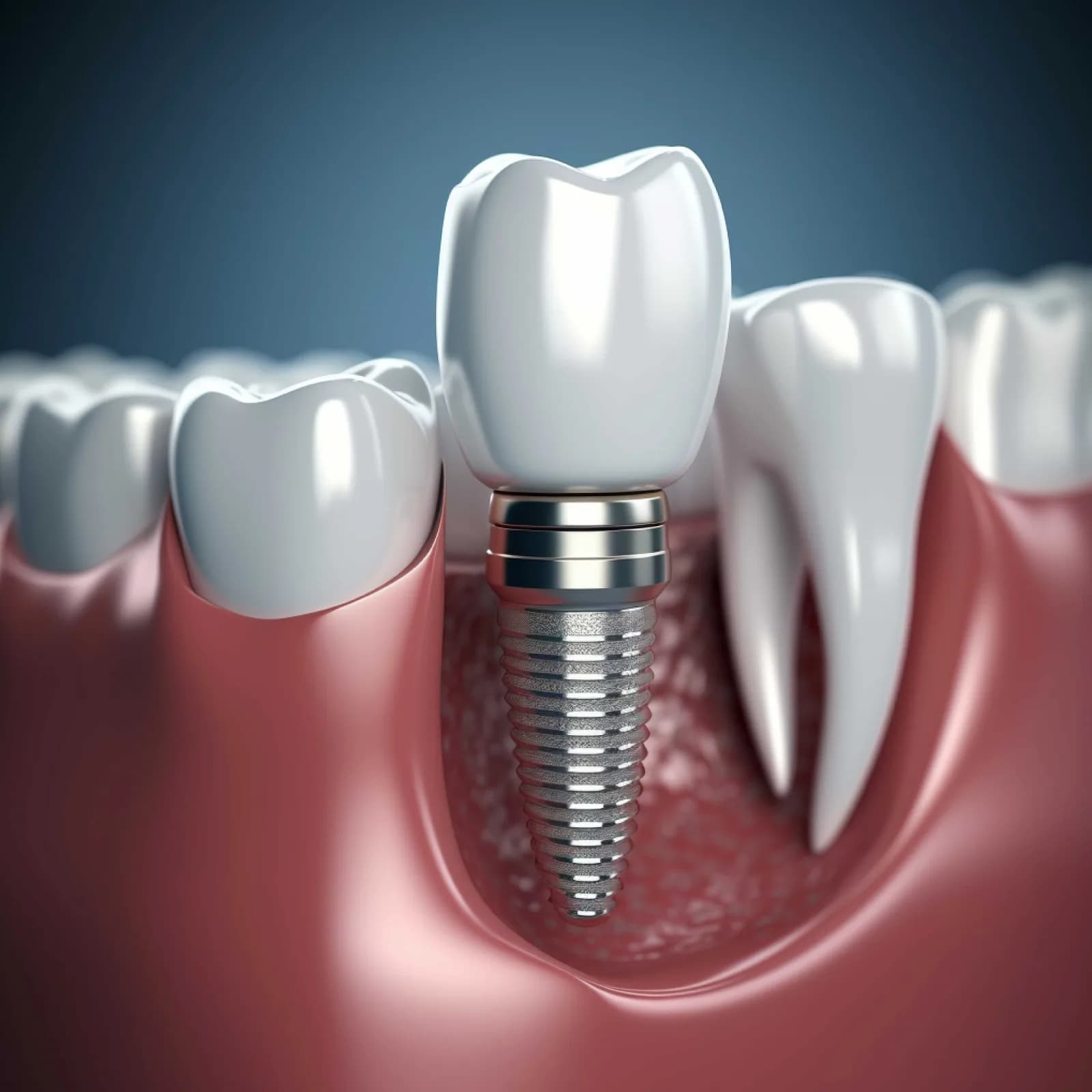 Dental bridge to replace missing teeth