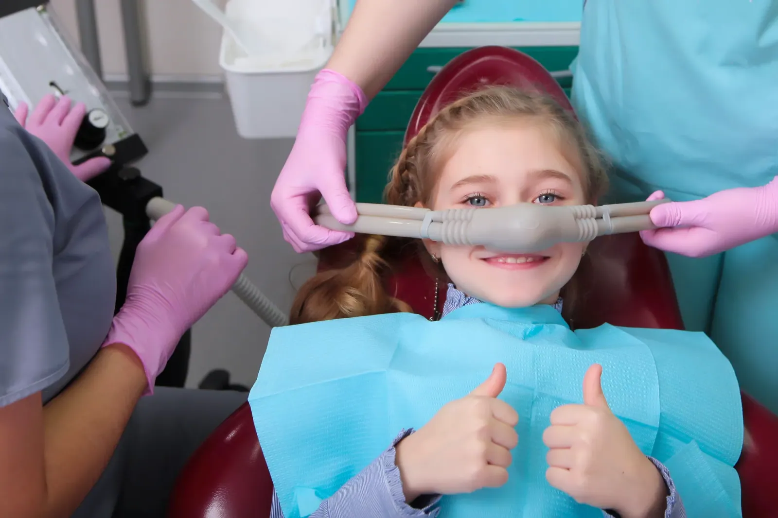 Surgical extraction with sedation
